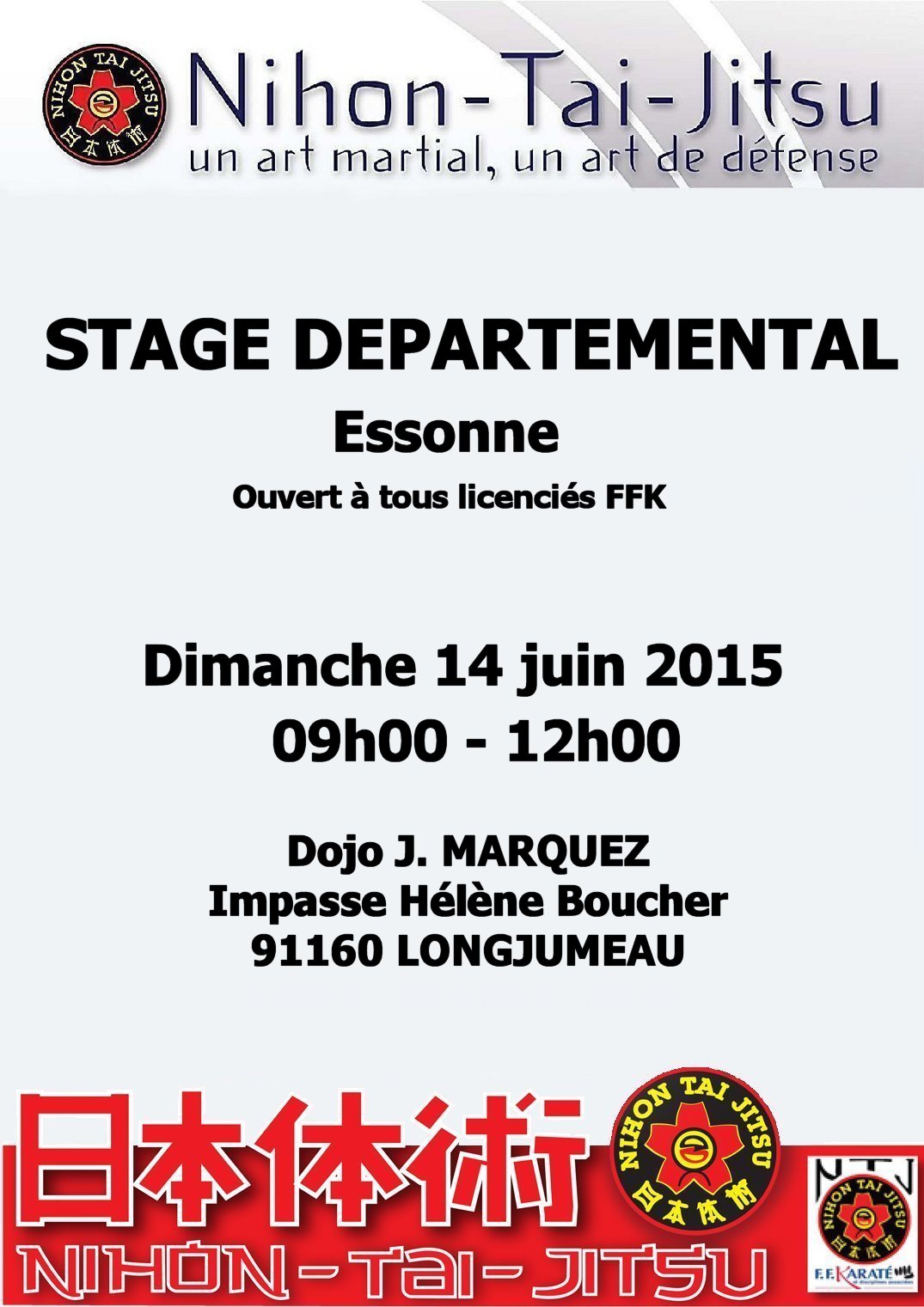 20150614 STAGE LONGJUMEAU