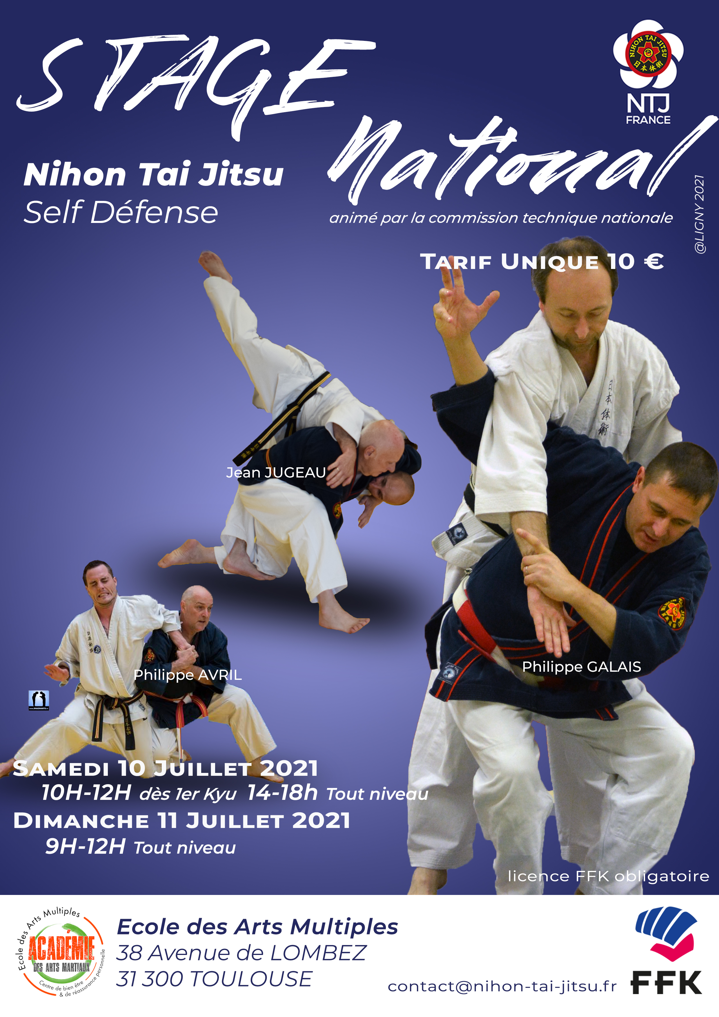 Stage National - Toulouse - 10&11 juillet